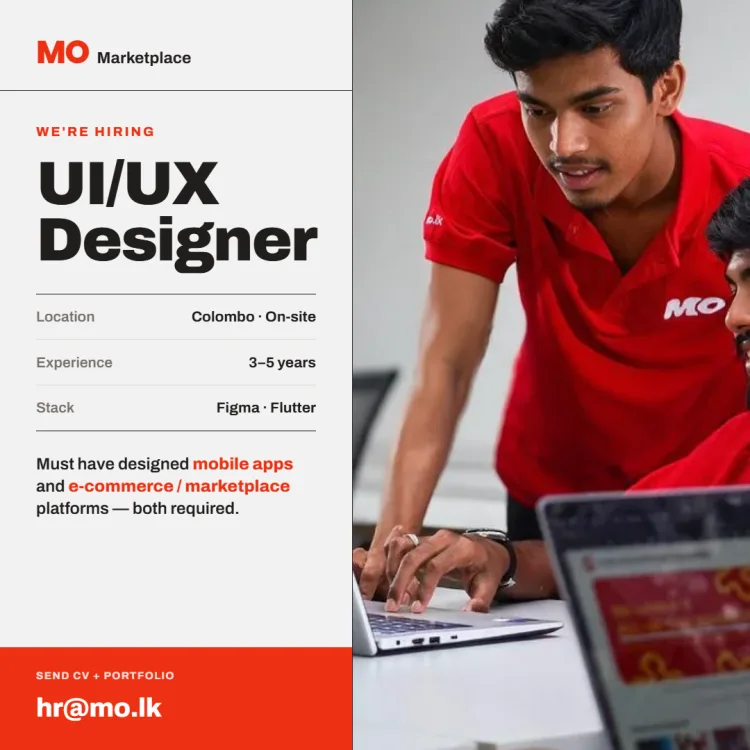Job poster for UI/UX Engineer