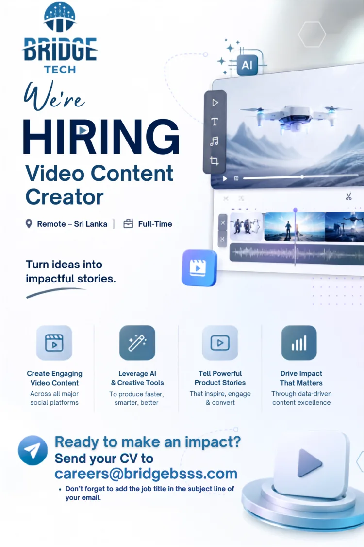 Job poster for Video Content Creator