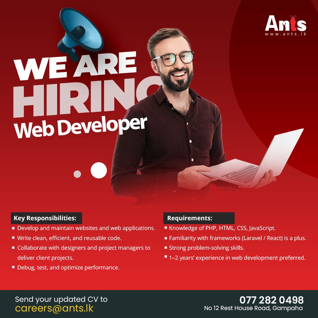 Web Developer - ITPro.lk