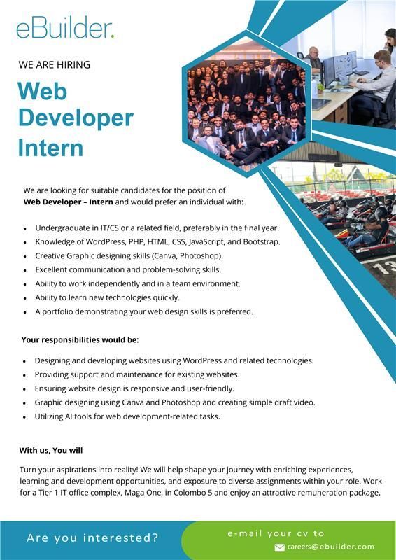 Web Developer Intern - ITPro.lk