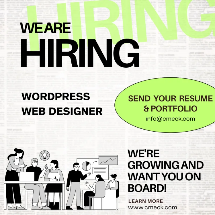 Job poster for WordPress Designers