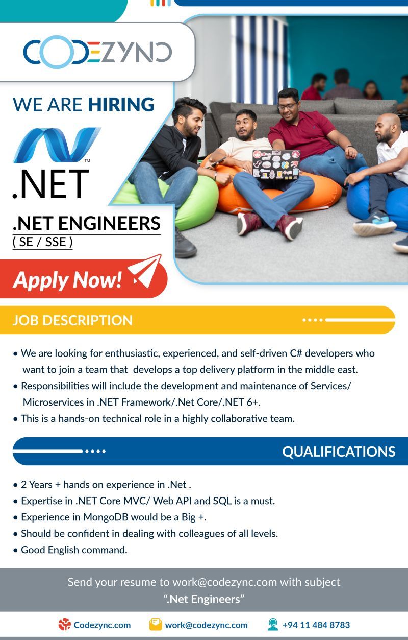 .NET Engineers - ITPro.lk